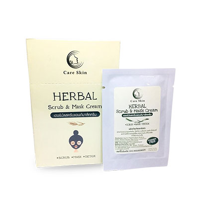 เฮอร์บัล สครับ แอนด์ มาส์ก ครีม