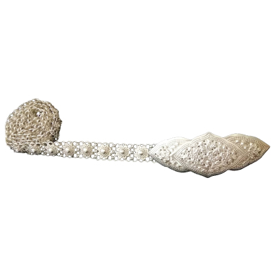 Bullet Wood Flower Silver belt