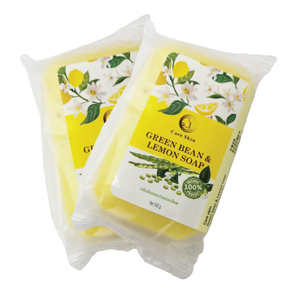 สบู่โปรตีนถั่วเขียว มะนาว
