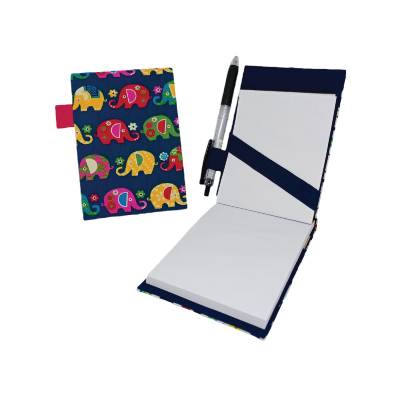 Note Pad Elephant Pattern