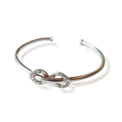  Infinity Silver Bracelet 