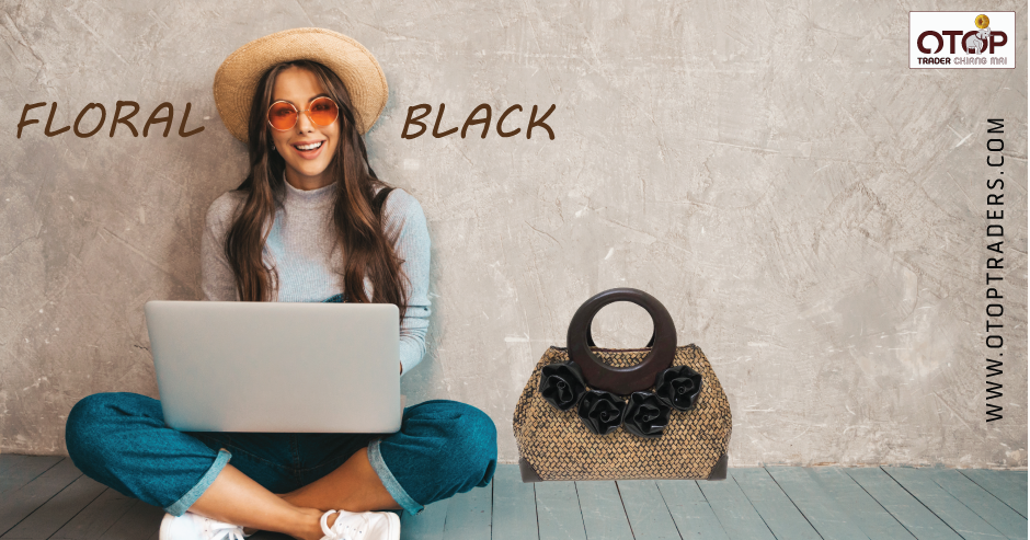 FLORAL Krajude Handmade Bag