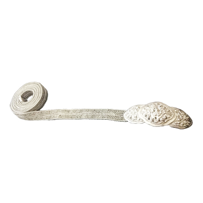 Twin Rows Knitting Patterns Silver belt