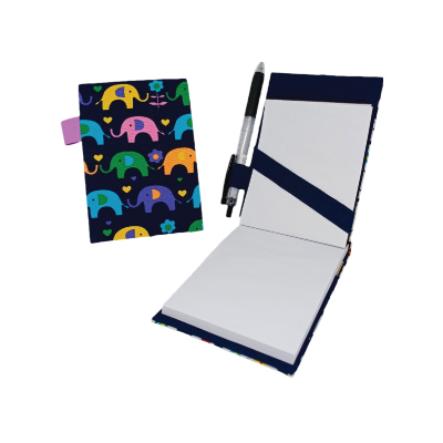 Note Pad Elephant Pattern